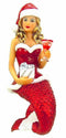 December Diamonds - Mermaid Ornament - Santa Baby
